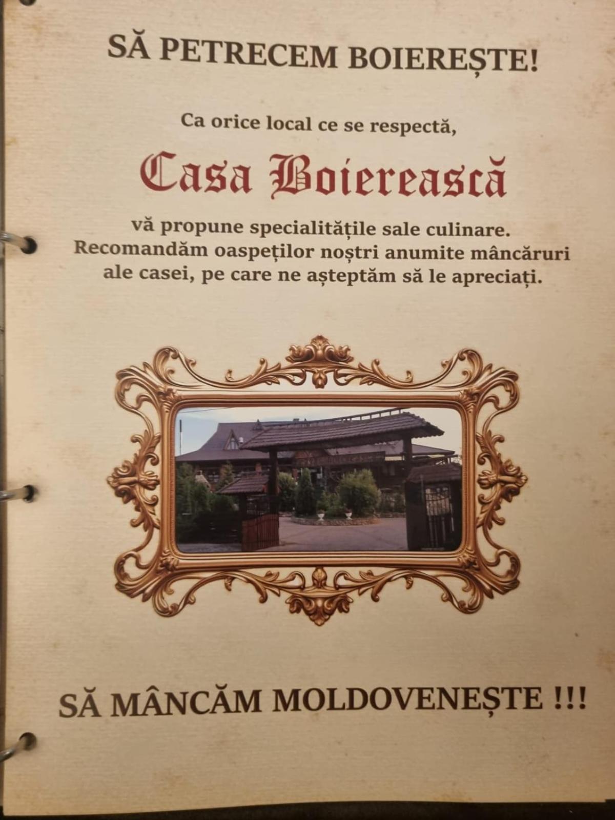 Casa Boiereasca Hotell Iasi Eksteriør bilde